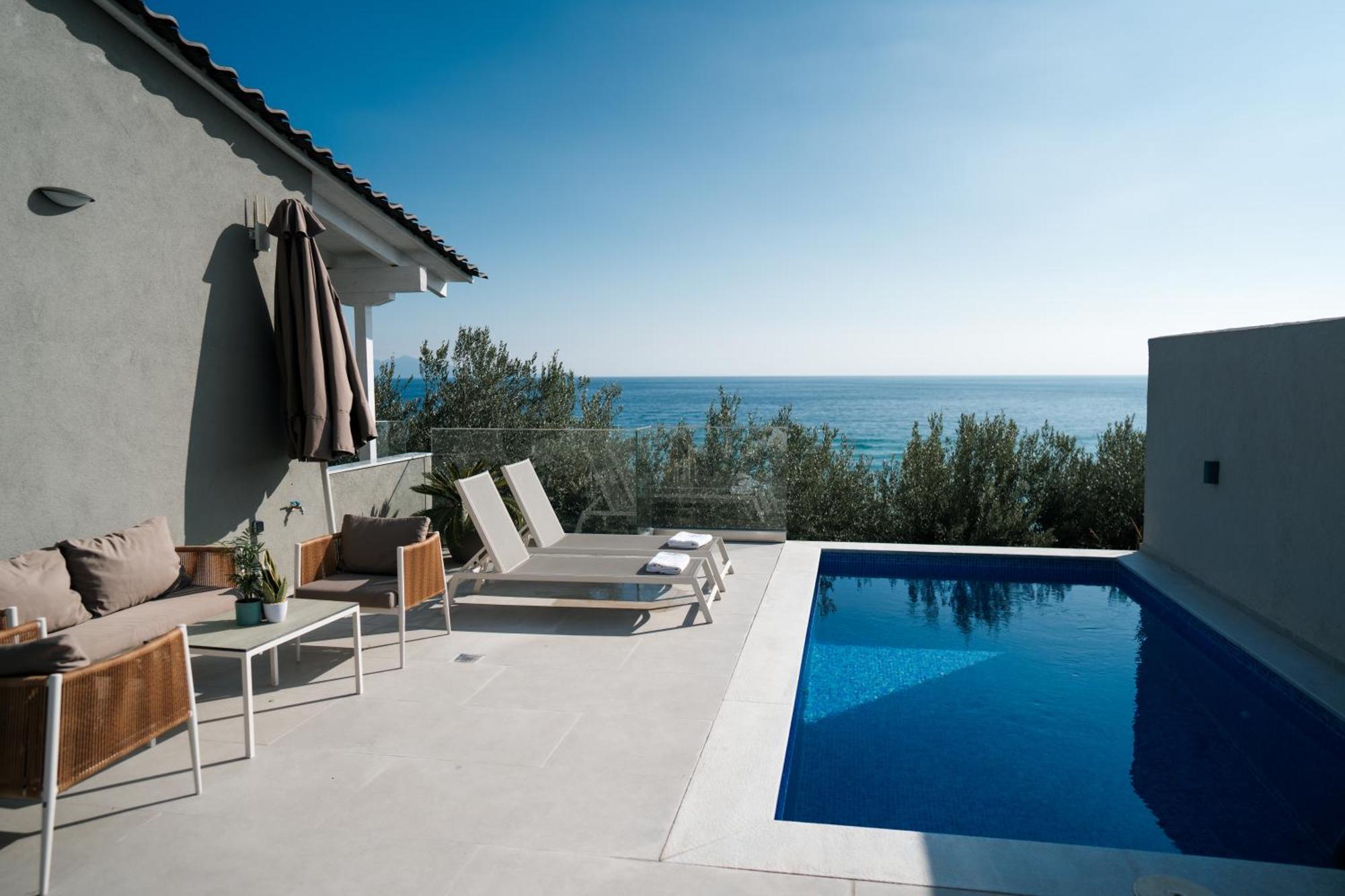 Aegean View Villa Loutra Elevtheron Exterior photo